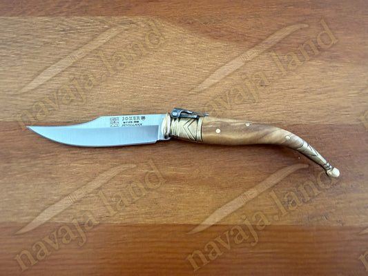 3” Navaja Joker Sevillana Knife Olive Wood Handle High Quality Handmade in Spain
