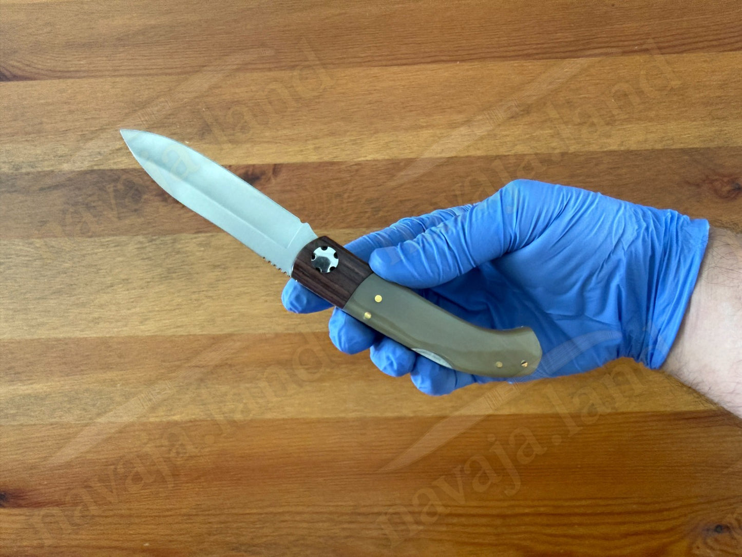 Joker Pachón Folding Knife – Bull Horn & Wood Handle - 3.1" Sandvik 12C27 Blade