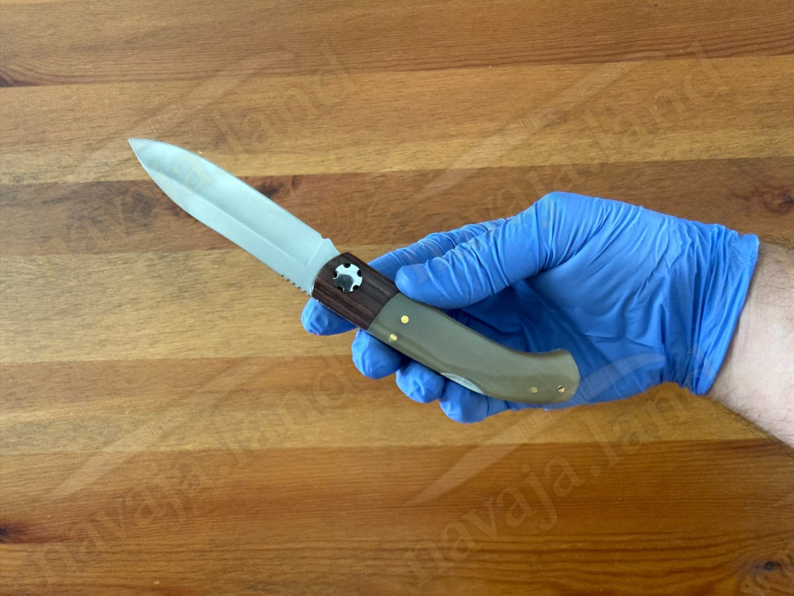 Joker Pachón Folding Knife – Bull Horn & Wood Handle - 3.1" Sandvik 12C27 Blade