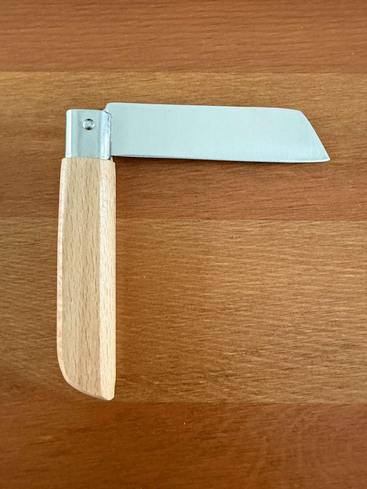 3.15" Stainless Steel Blade Pocket Knife Martins Penknife Beech Wood Handle