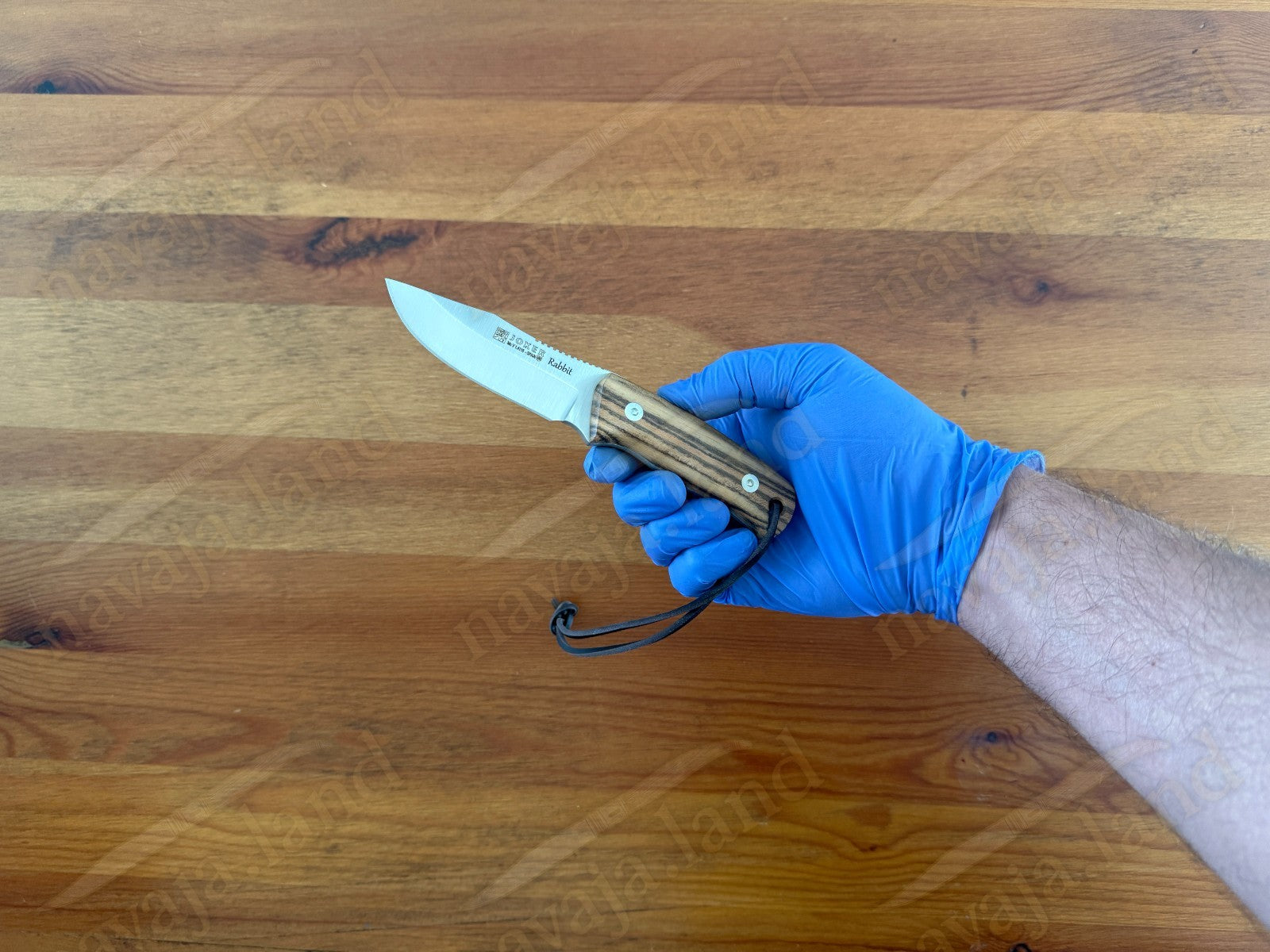 Joker Bushcraft Knife Rabbit – MOVA Stainless Steel – 3.34" Blade – Bocote Wood