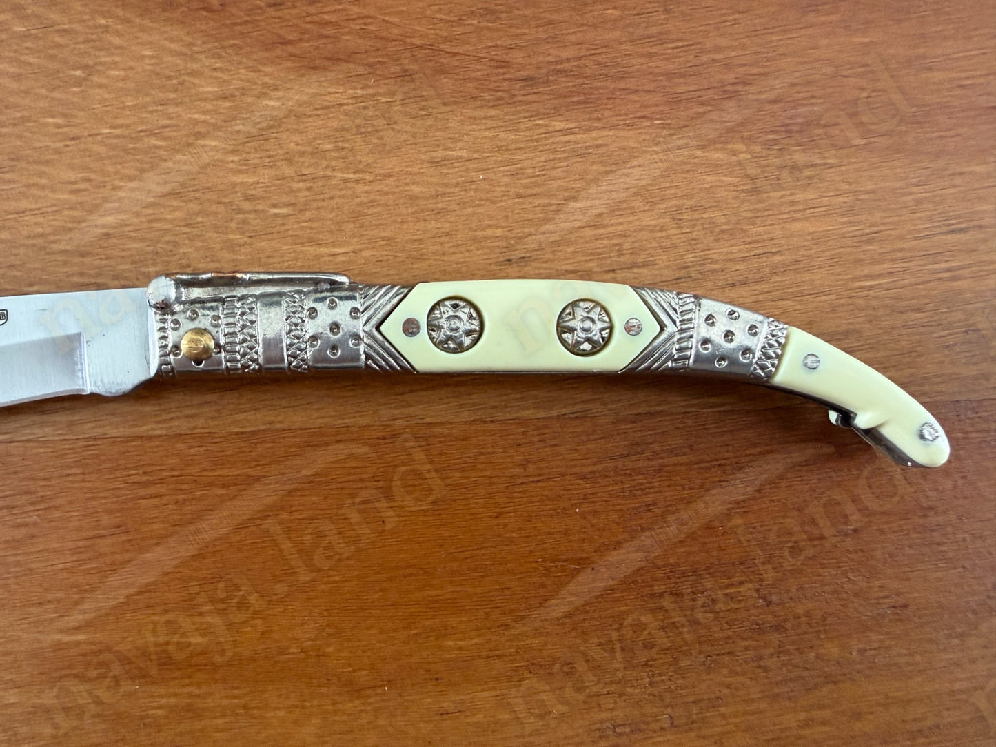 3.5” Albacete Navaja Joker Arabian Knife Zamak Handle Handmade Slipjoint Spain