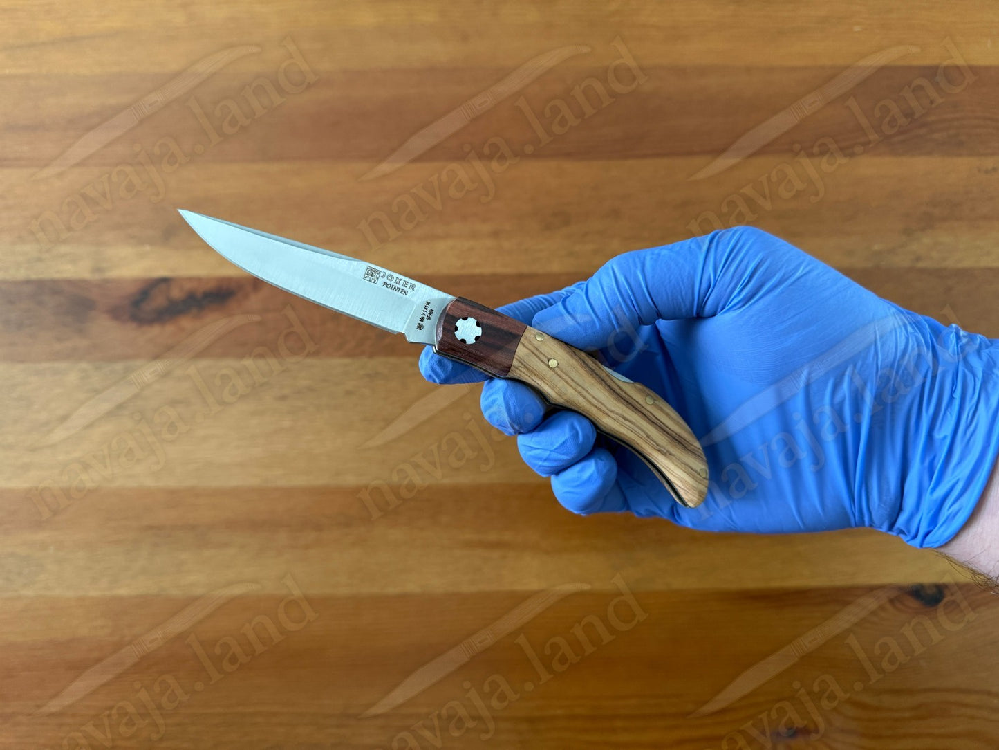 3.15” Joker Pointer Camping Folding Knife (Olive Wood Handle & Rosewood Ferrule)