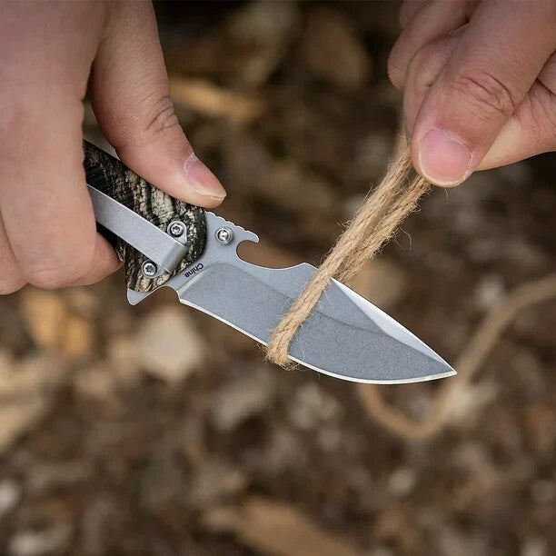 3.25 inch Blade Ozark Trail Folding Pocket Knife Camouflage Liner Lock w/ Tools