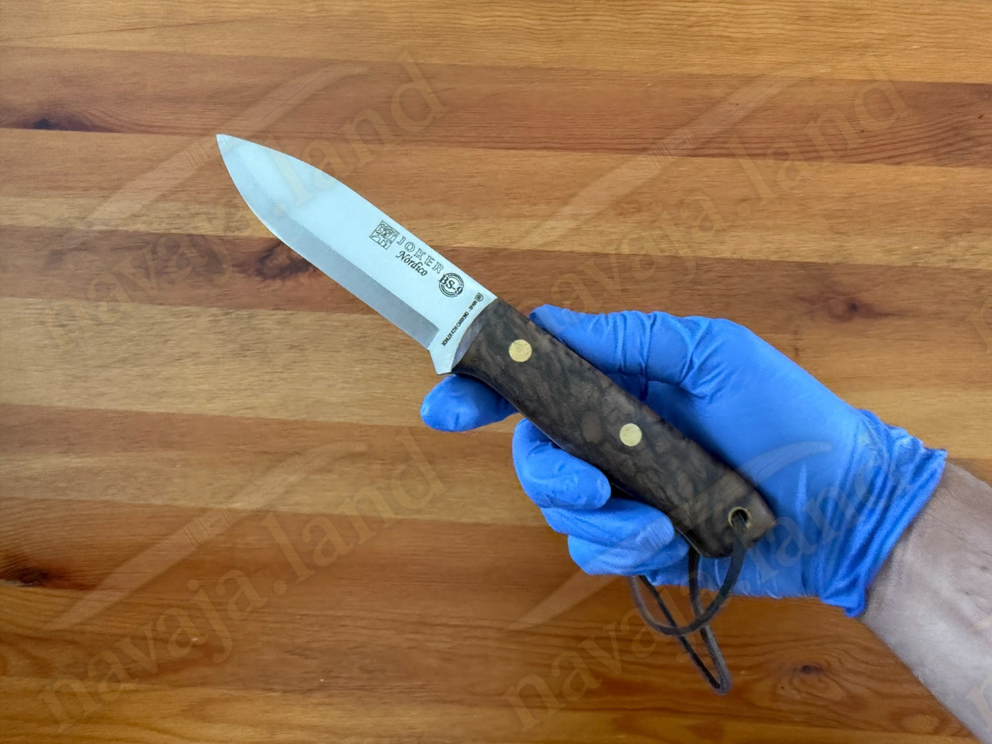 Joker Nordico Bushcraft Fixed Knife 3.9" Böhler K720 Carbon Steel Walnut Handle