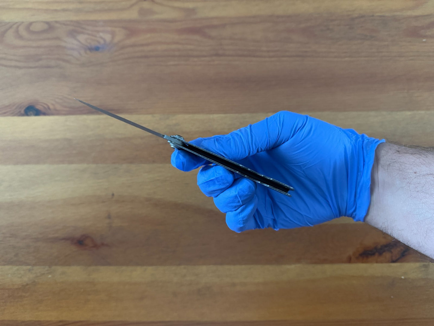 3" Navaja Higonokami Pocket Knife Damascus Steel Tanto Blade with Sheath