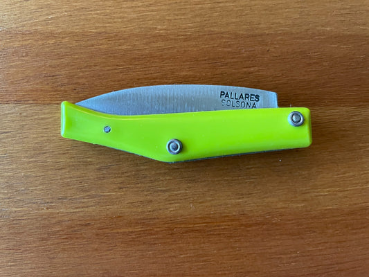 Pallares Solsona Pocket Knife Cabon Steel 2.76" / 7 cm Green from Spain New