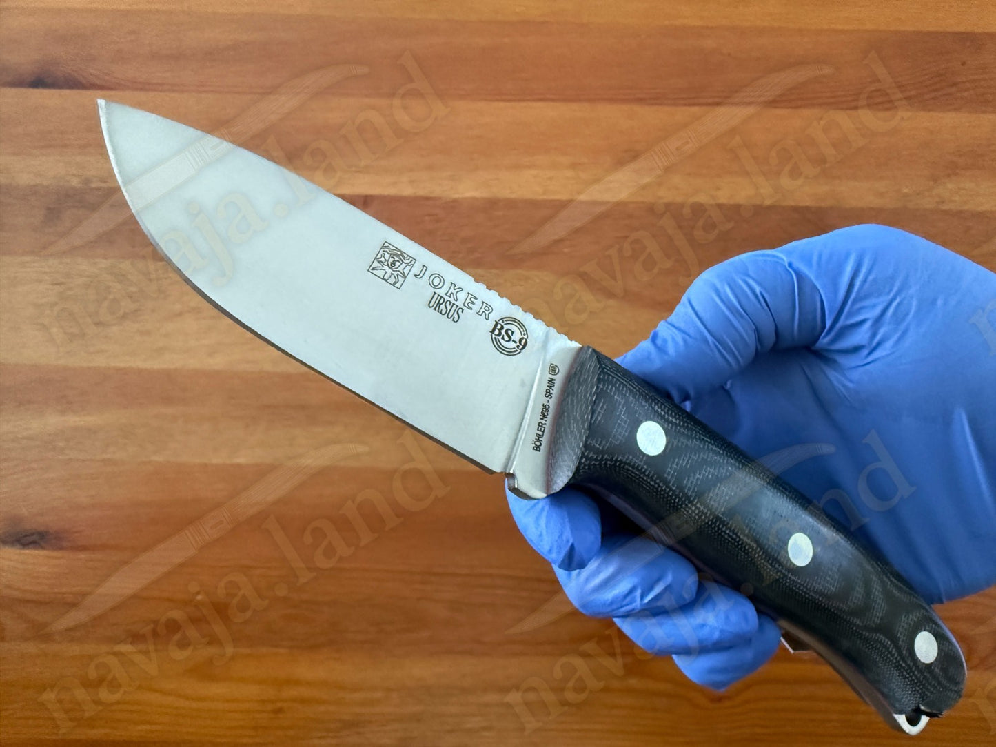 Joker Ursus Survival Knife Böhler N695 Dark Micarta + Firesteel + Paracord