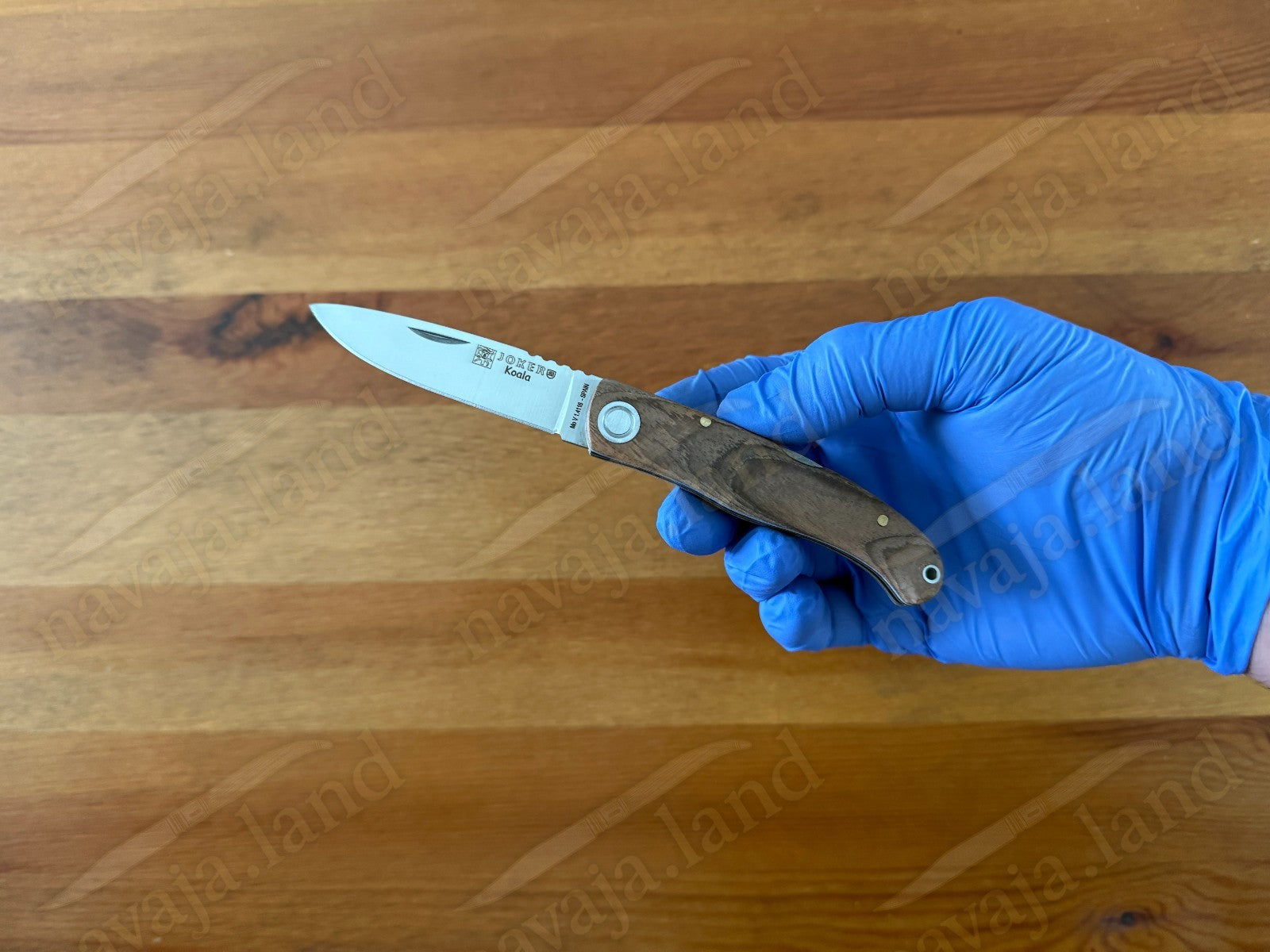 Joker Koala Pocket Knife 2.75” MOVA Blade Walnut Wood Handle Handmade in Spain