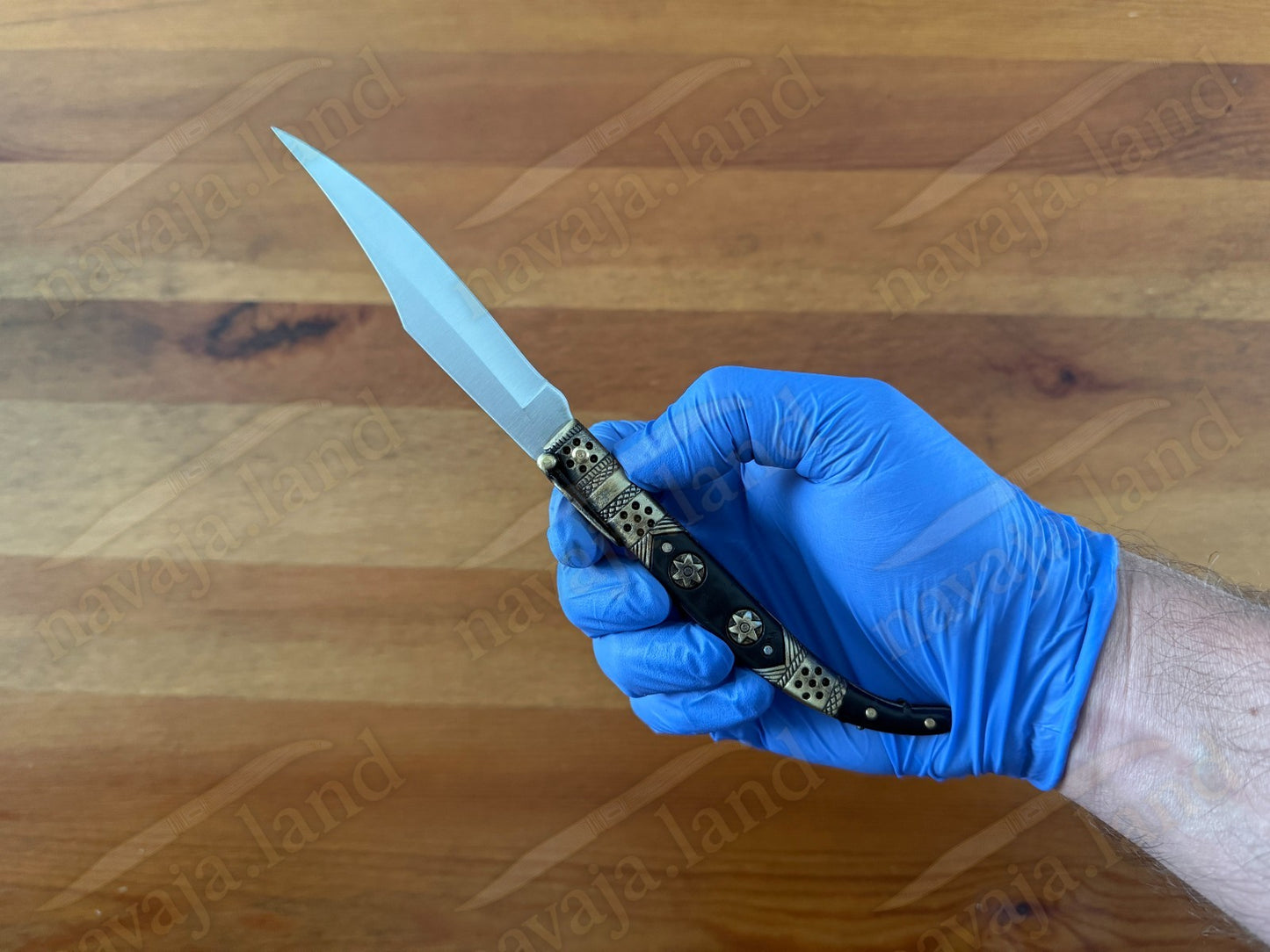 Spanish Navaja Joker Arabian Style 3.9" 420 Steel Zamak Handle Handmade in Spain