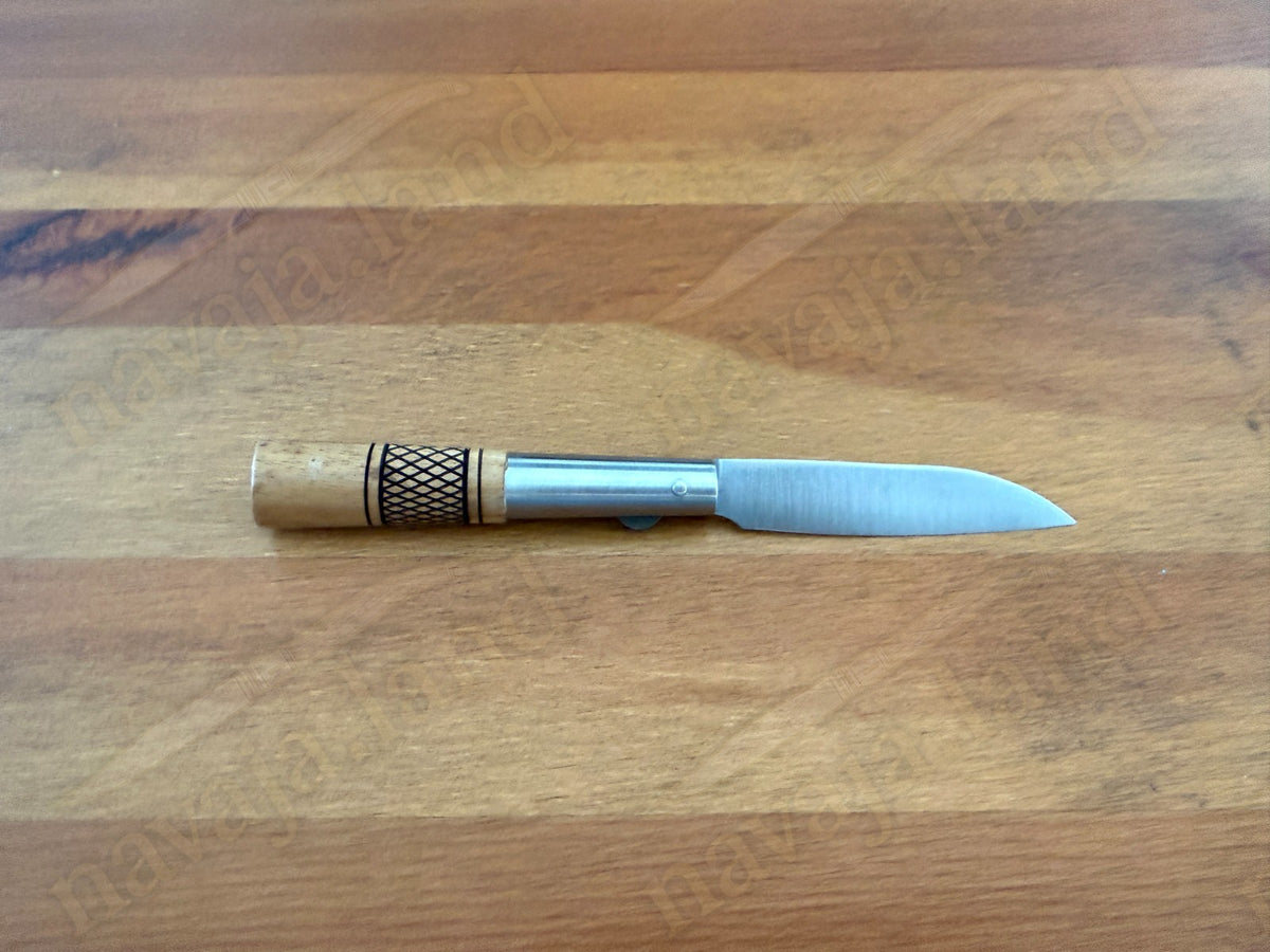 3.15" CQ Taramundi Pocket Knife Chestnut Wood Handle Liner Lock Made in Spain