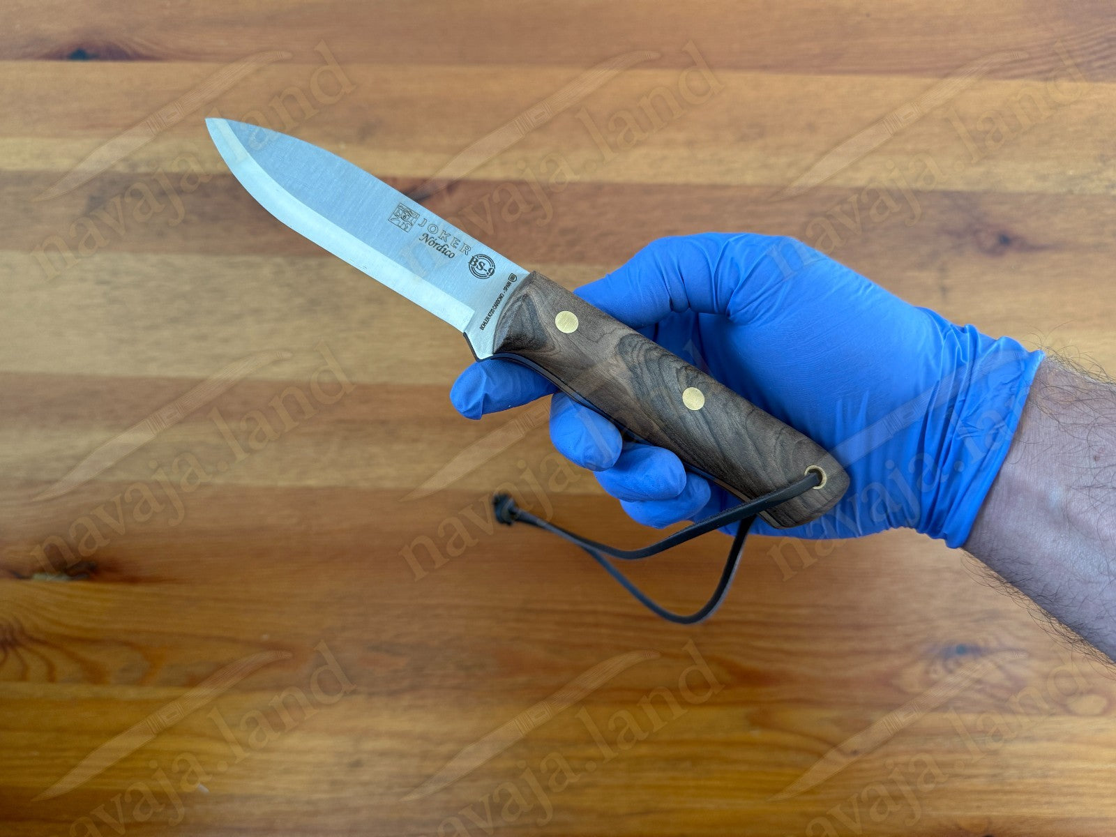 Joker Nordico Bushcraft Fixed Knife 3.9" Böhler K720 Carbon Steel Walnut Handle