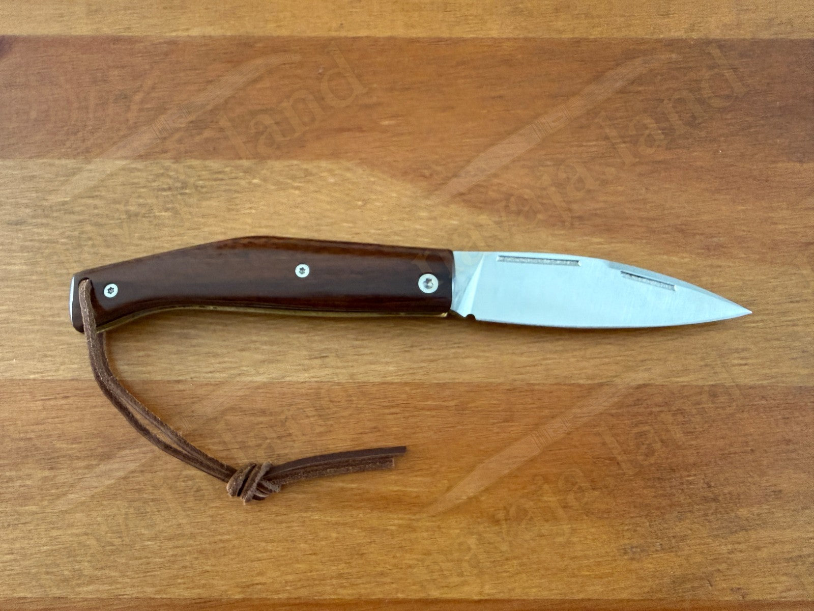 Miguel Nieto🍀LUCK Spanish Folding Knife Böhler N690Co Steel Walnut Wood Handle