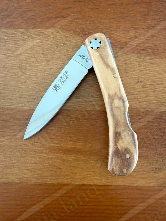 3.15” Joker Bretón Camping Folding Knife (Olive Wood Handle) Handmade in Spain