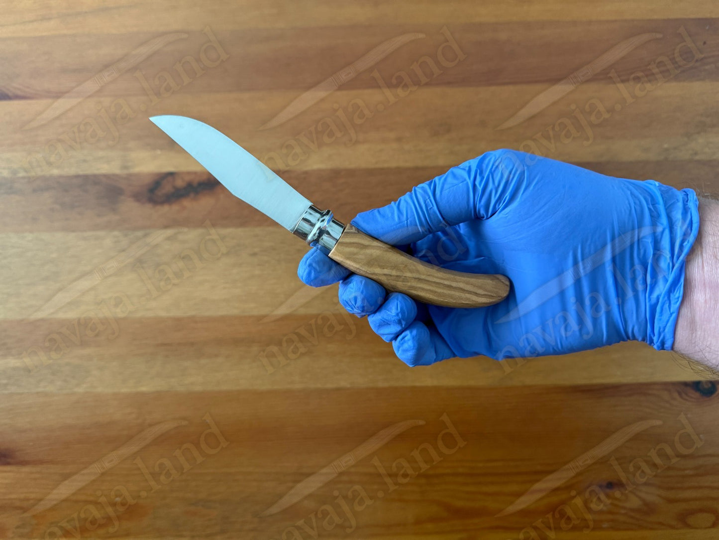 Olive Wood Handle Joker Folding Knife 8 cm (3.15 in) Blade with Viroblock Lock
