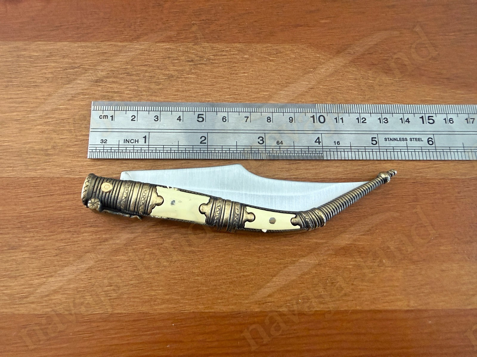 3.9” Albacete Navaja Joker Arabian Knife Zamak Handle Handmade Slipjoint Spain