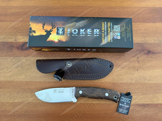 Joker Montes I Outdoor Knife 4.13" Mova 1.4116 Steel Walnut Handle From Spain