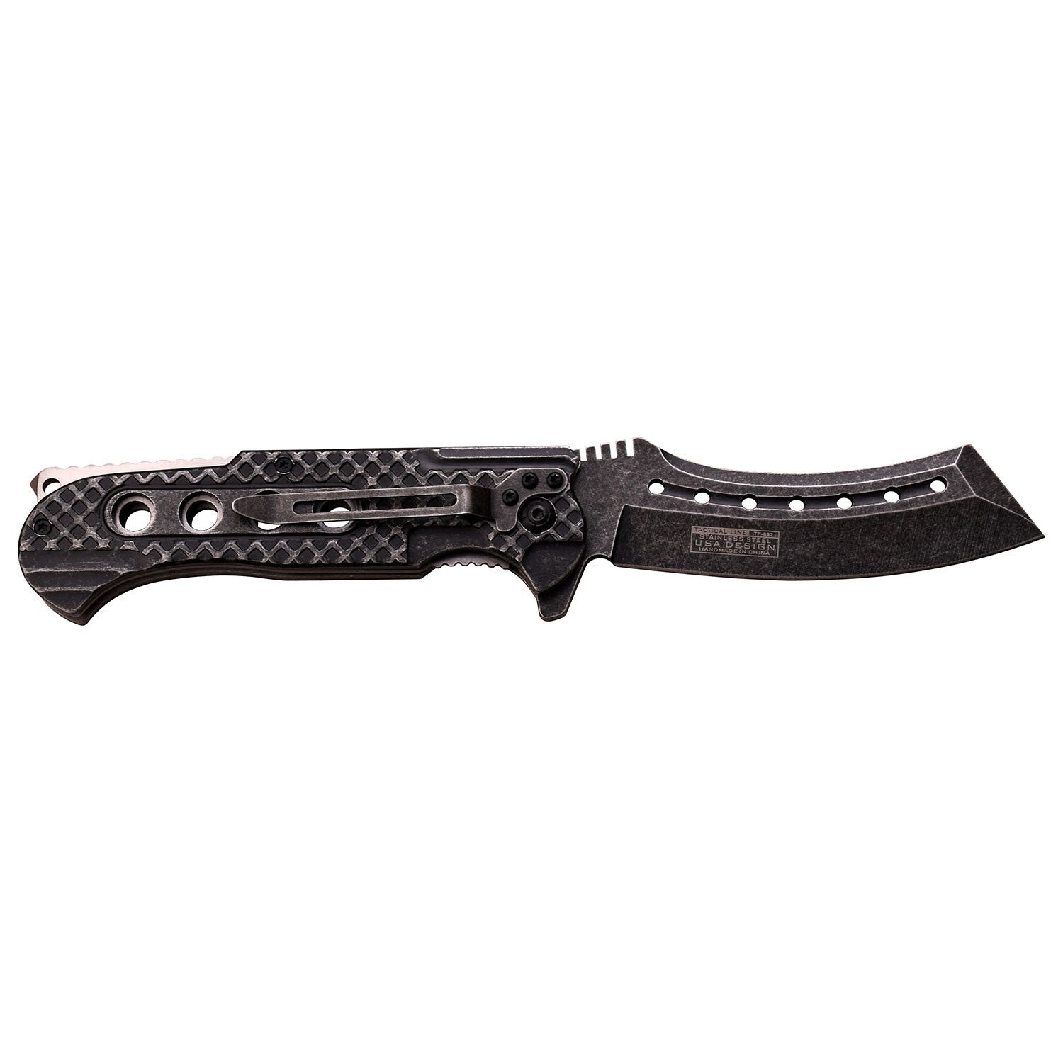 4" Tac-Force Designed in USA Spring Assisted Folding Pocket Knife Belt Clip
