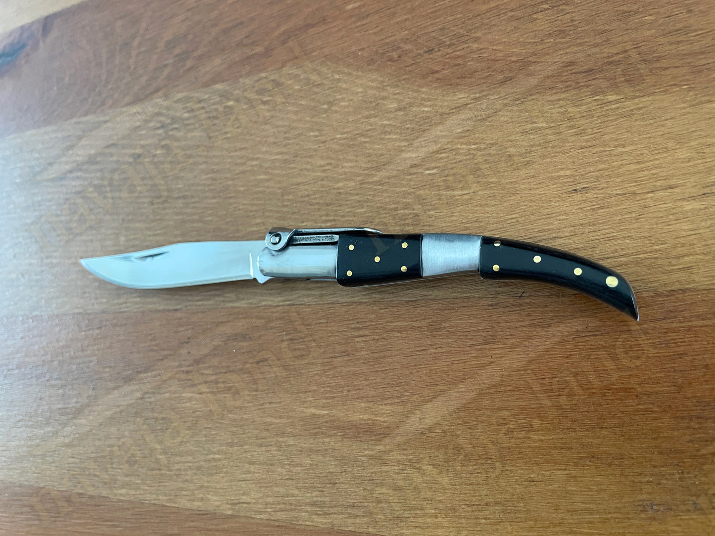 🔥2.75” Arabian Style Classic Navaja Spanish Knife – Black Wood Handle | Ratchet