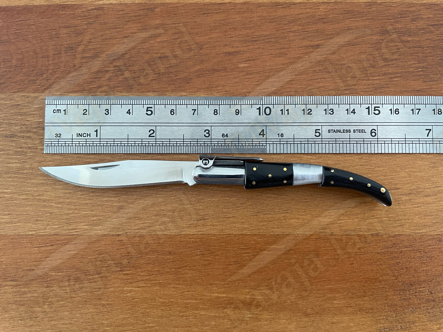 🔥2.75” Arabian Style Classic Navaja Spanish Knife – Black Wood Handle | Ratchet
