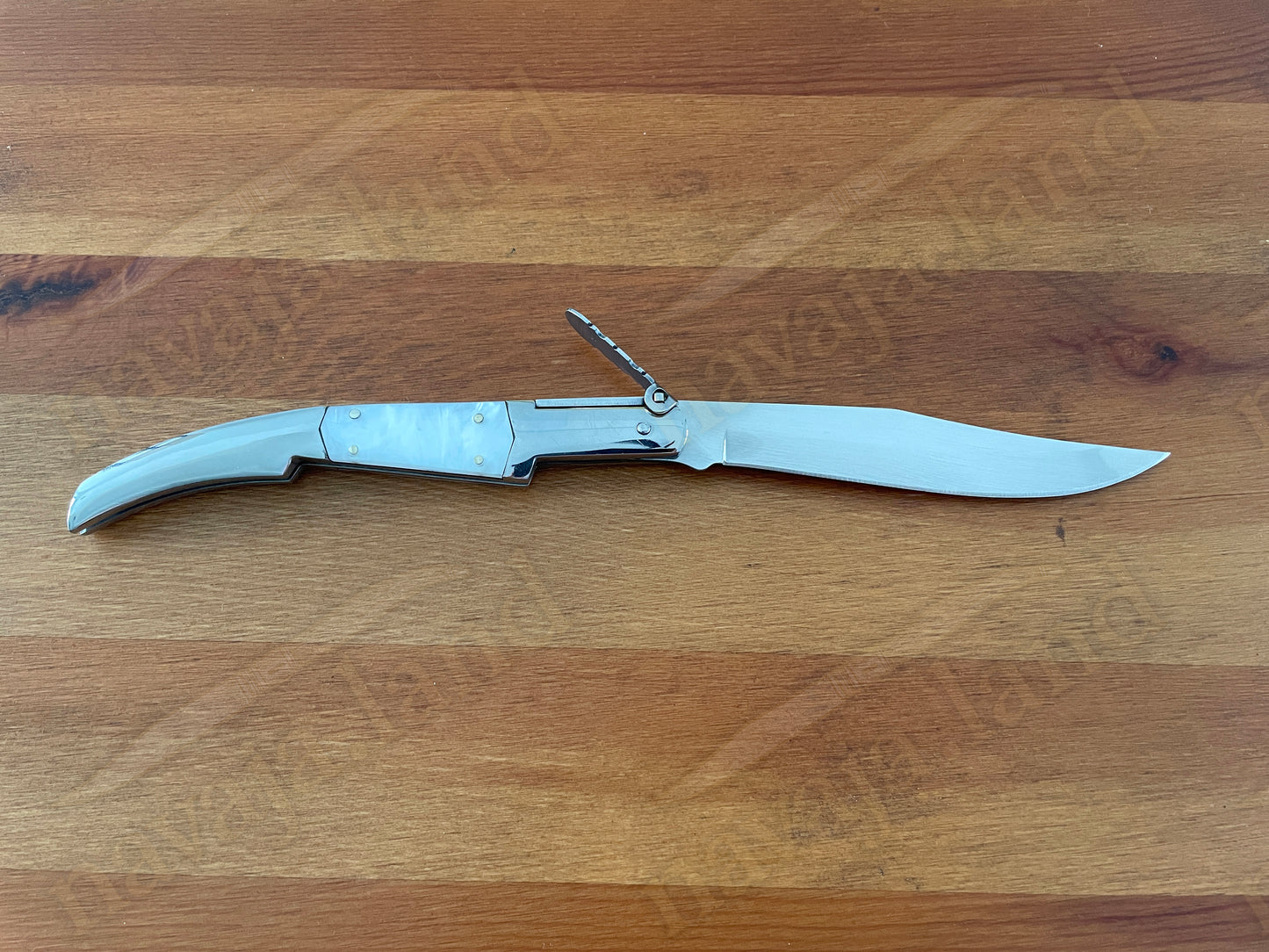 Collector’s Spanish Artisan Navaja – 5.1” Arabian Style Ratchet Knife 440 Steel - Made in Spain