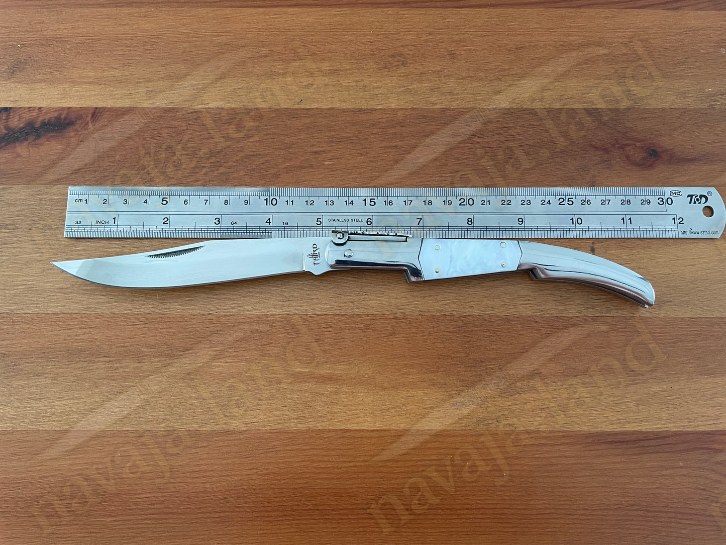 Collector’s Spanish Artisan Navaja – 5.1” Arabian Style Ratchet Knife 440 Steel - Made in Spain