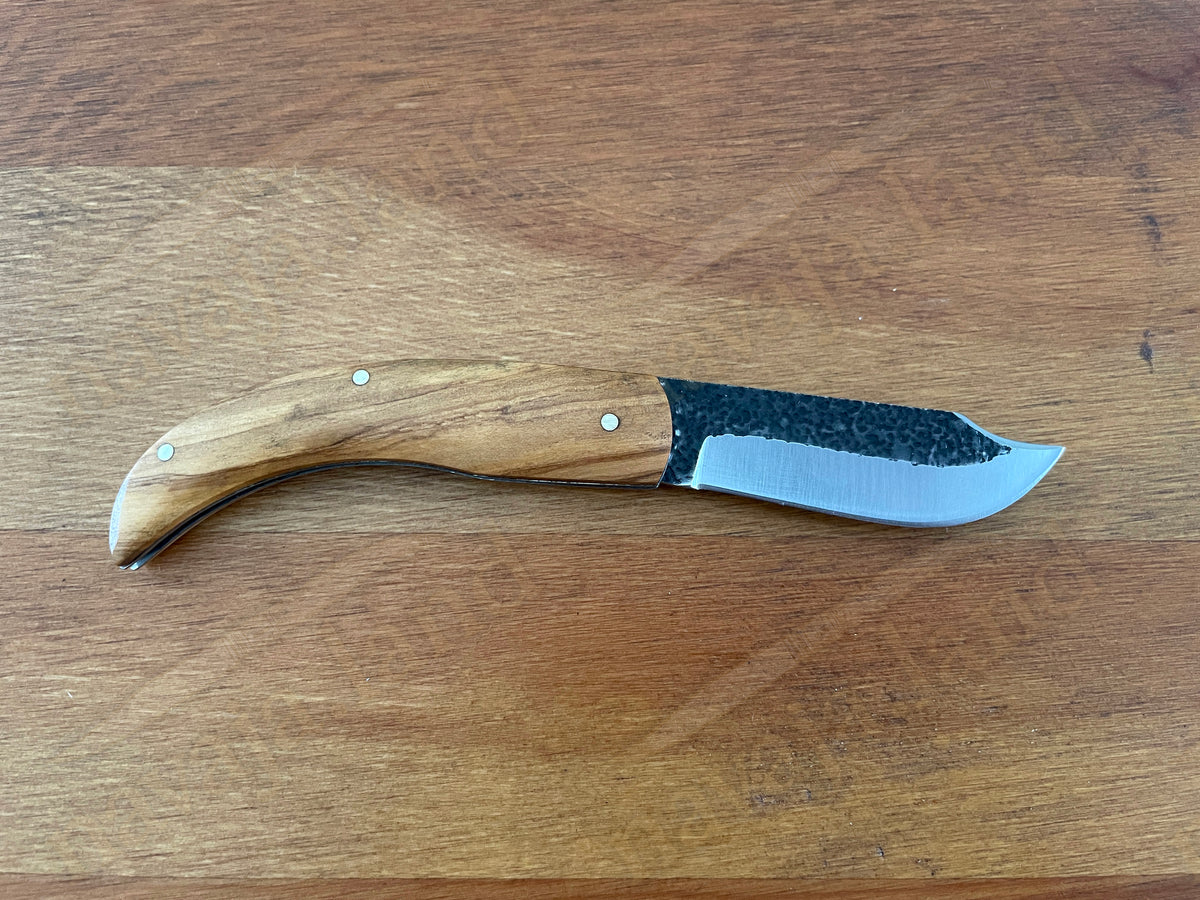 2.5" Tramuntana Navaja Folding Pocket Knife 440 Steel Olive Wood Handle - Spain