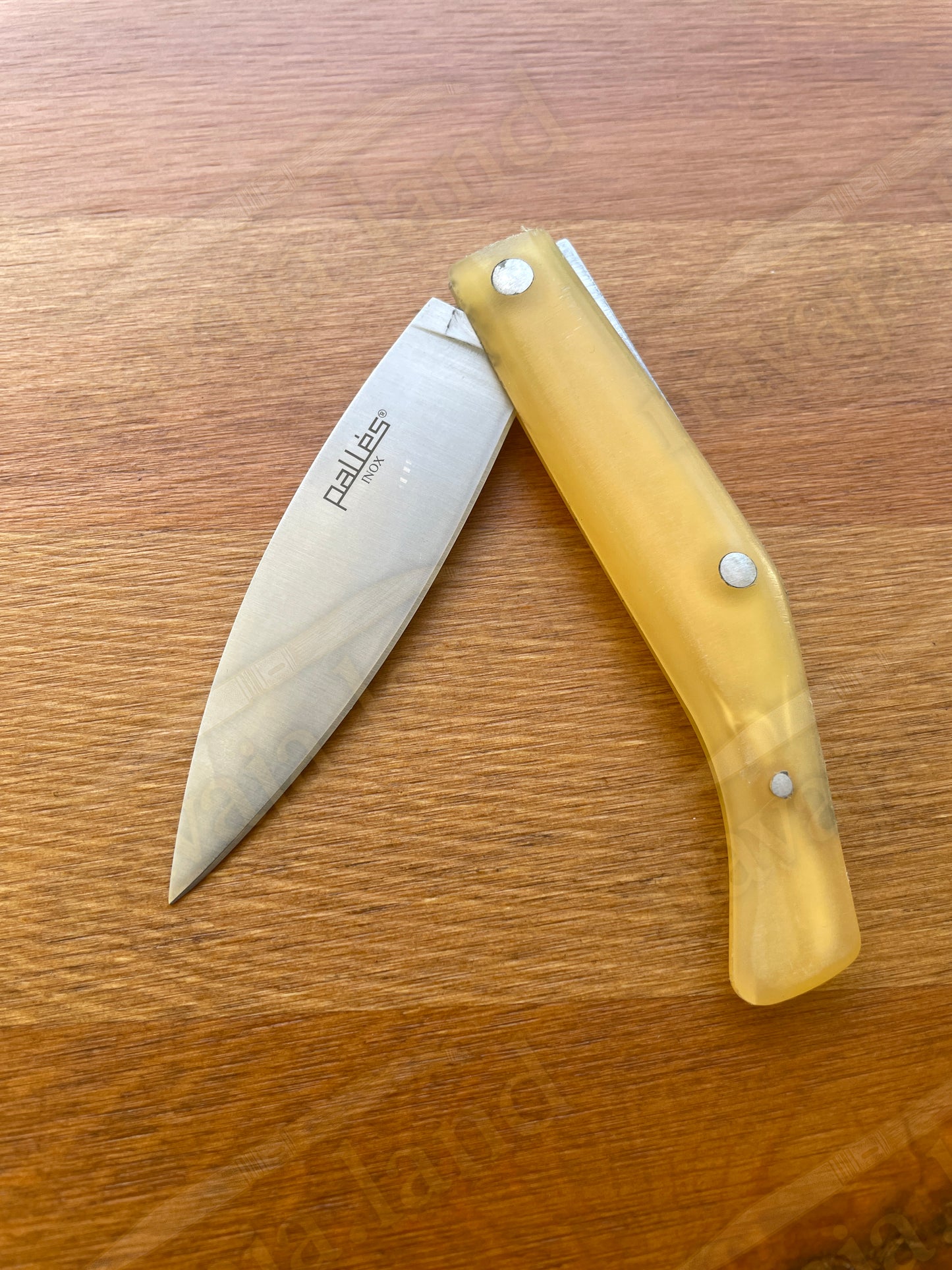 3.54" Pallés Inox Navaja Pocket Knife Stainless Steel Blade ABS Handle Slipjoint