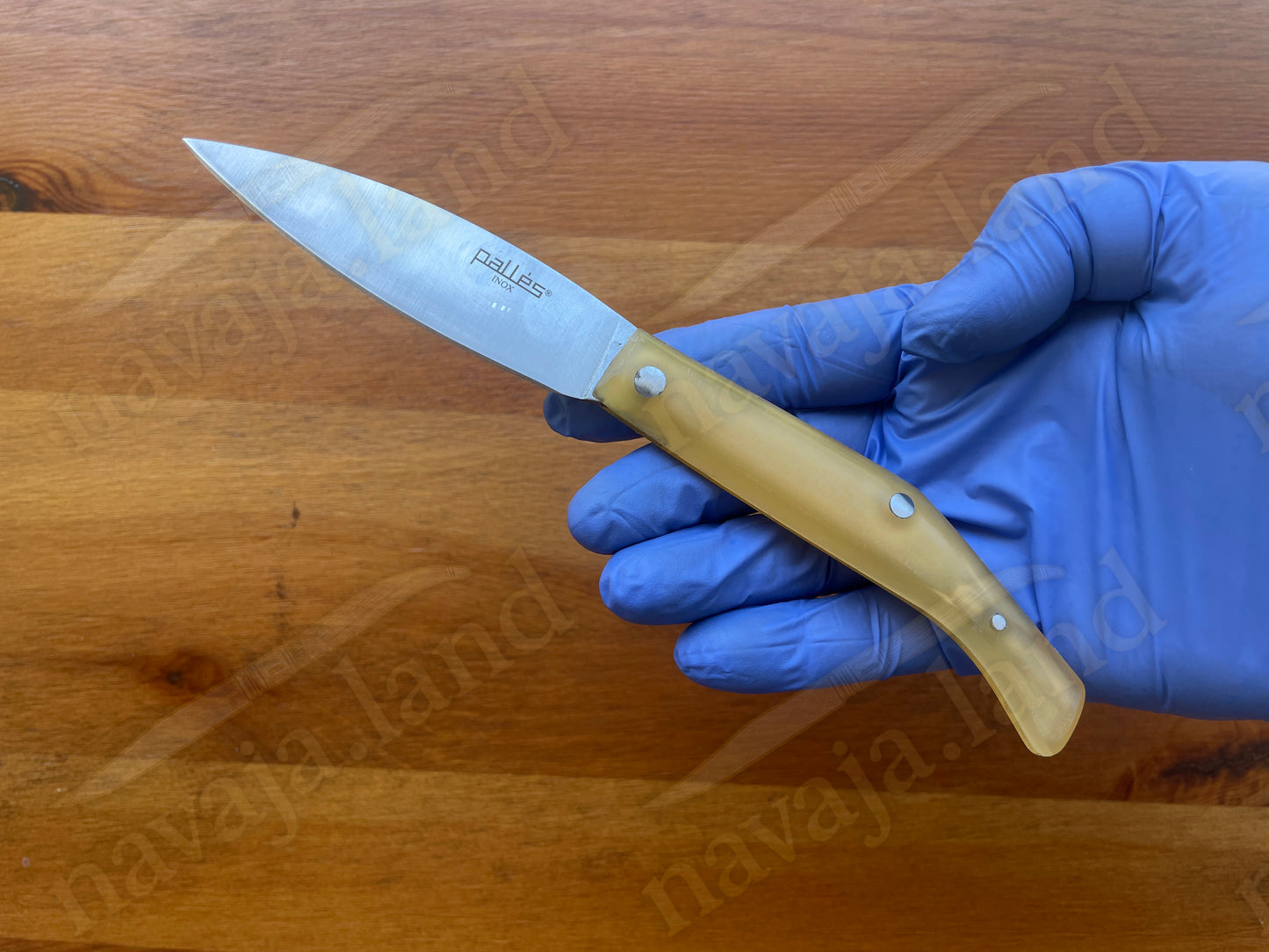 3.54" Pallés Inox Navaja Pocket Knife Stainless Steel Blade ABS Handle Slipjoint