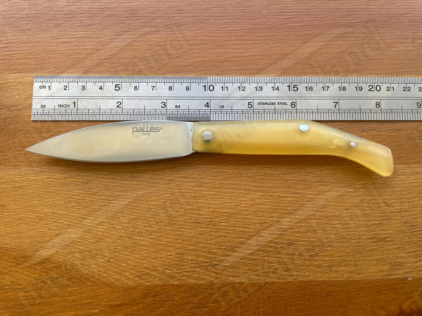 3.54" Pallés Inox Navaja Pocket Knife Stainless Steel Blade ABS Handle Slipjoint