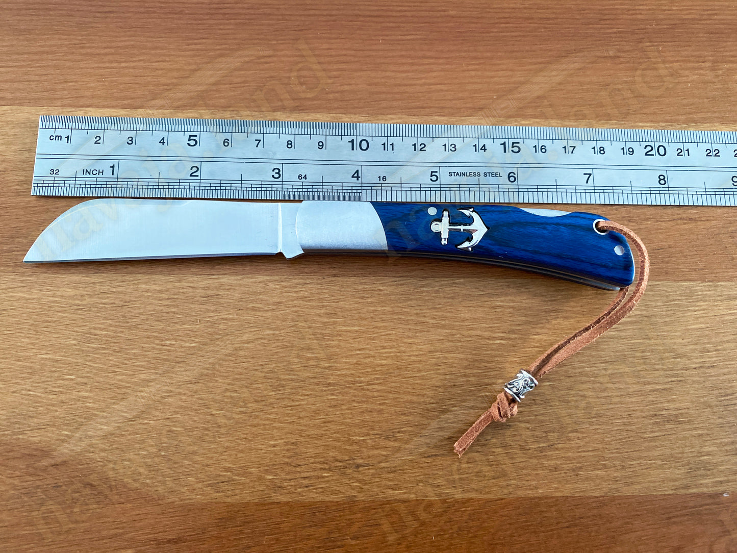 3.15" Beak Marin Najava Pocket Knife Sailor / Marinera Blue Stamina Handle