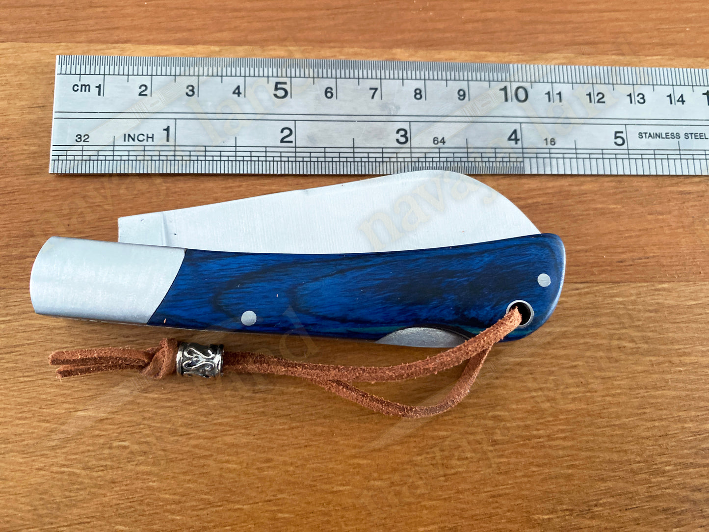 3.15" Beak Marin Najava Pocket Knife Sailor / Marinera Blue Stamina Handle