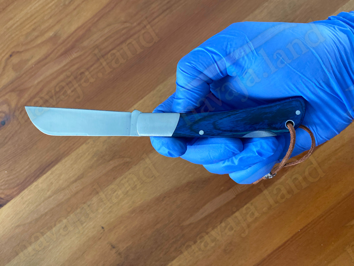 3.15" Beak Marin Najava Pocket Knife Sailor / Marinera Blue Stamina Handle