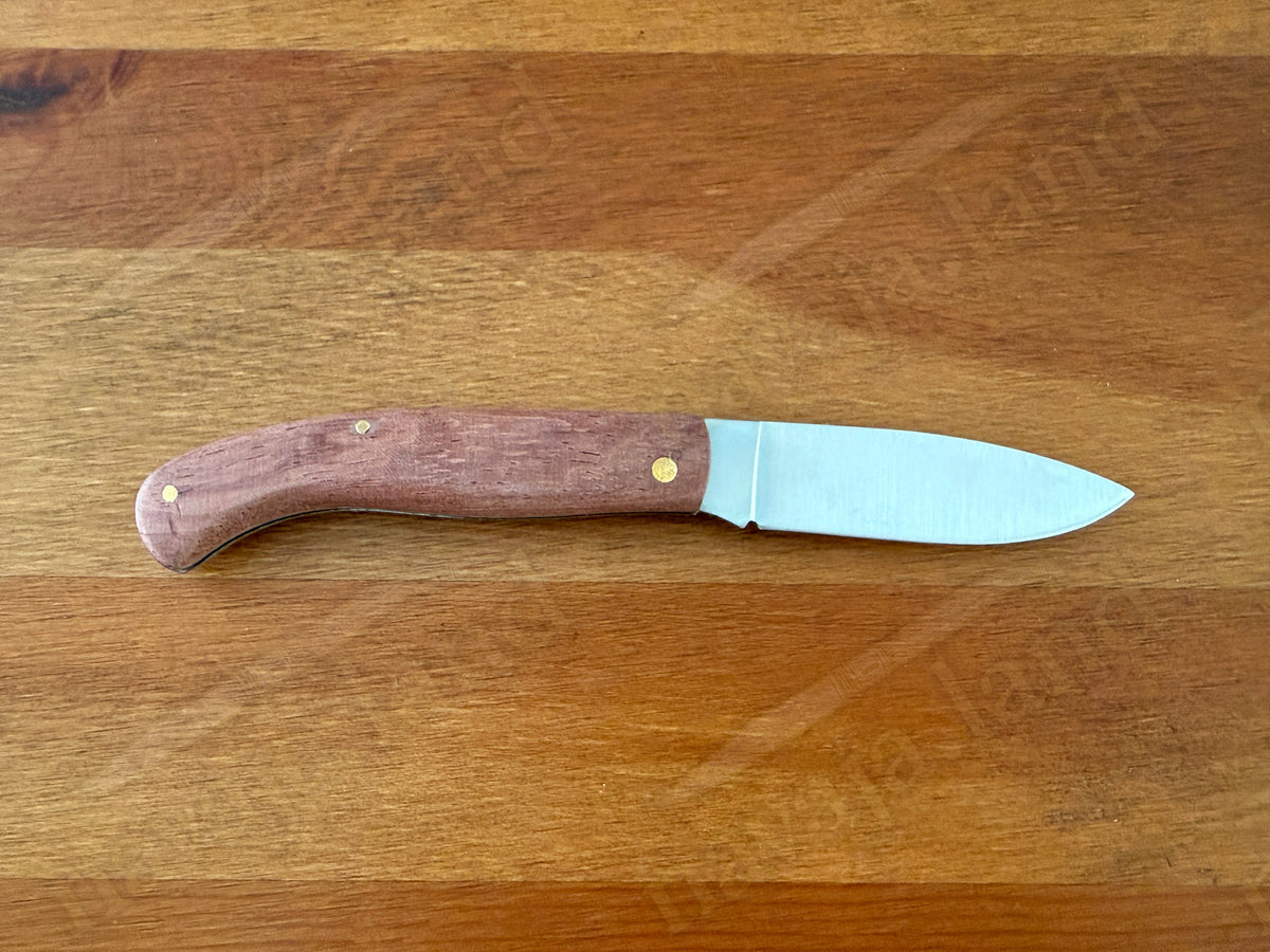 3.14” Joker Antaño Camping Folding Knife (Bubinga Wood Handle) Handmade in Spain