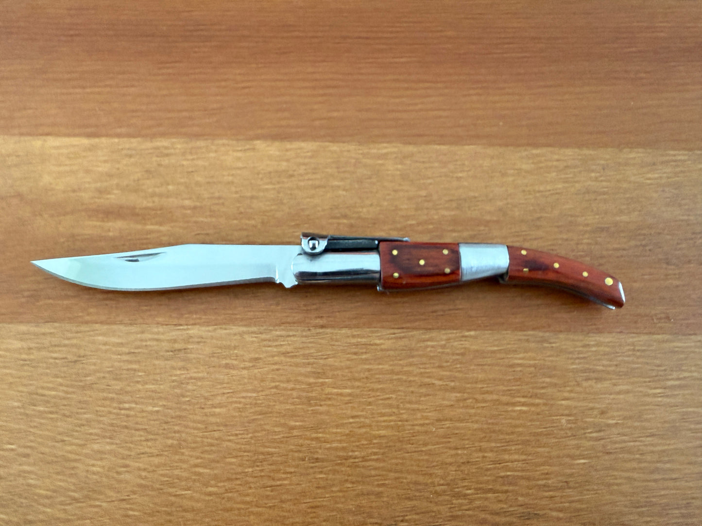 2.5” Arabian Style Folding Pocket Knife Wood Scales Hand Crafted Made in Spain