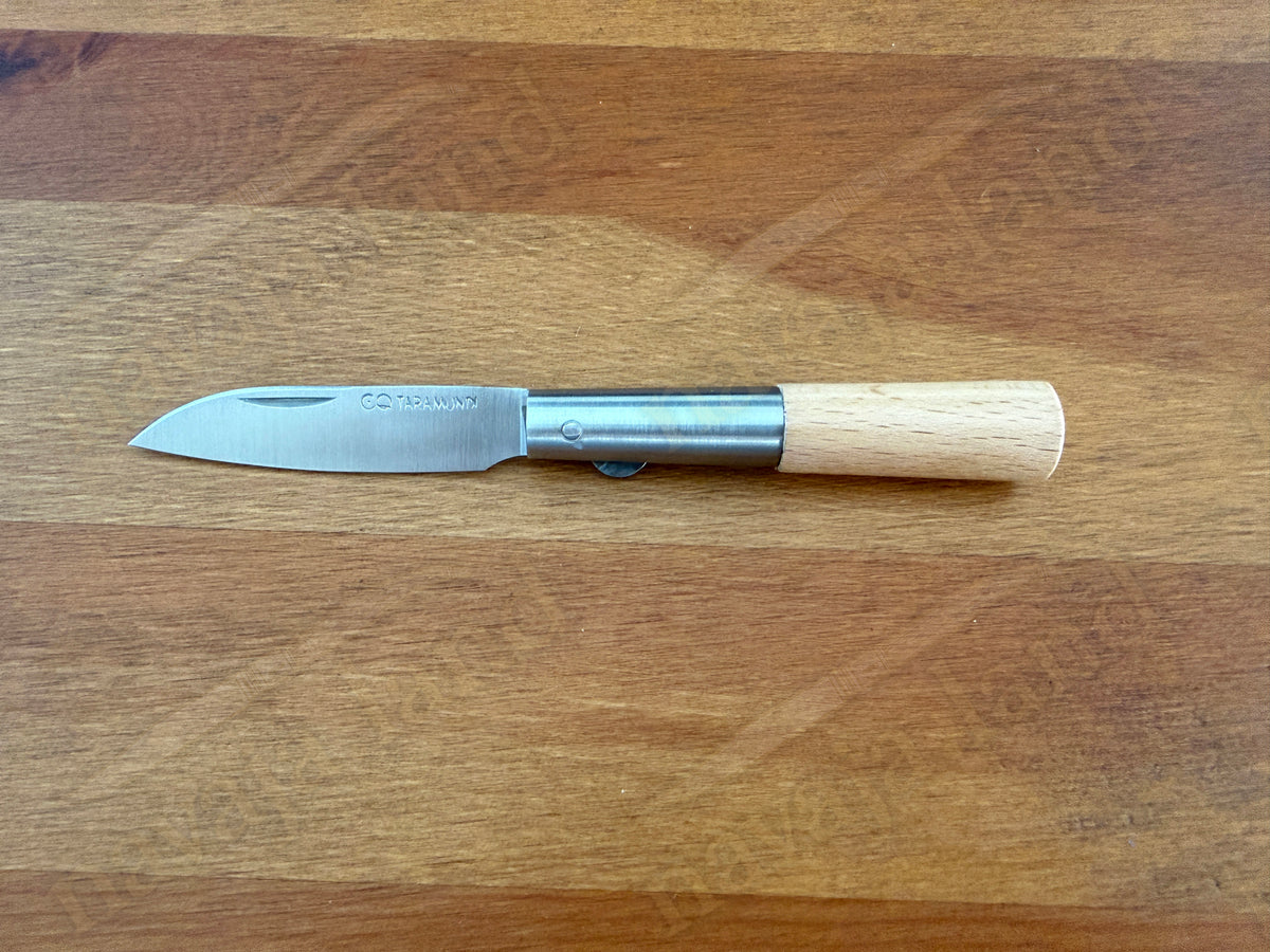 2.75” CQ Taramundi Pocket Knife Beech Wood Handle Handcrafted in Asturias Spain