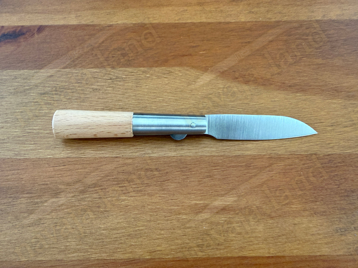 2.75” CQ Taramundi Pocket Knife Beech Wood Handle Handcrafted in Asturias Spain