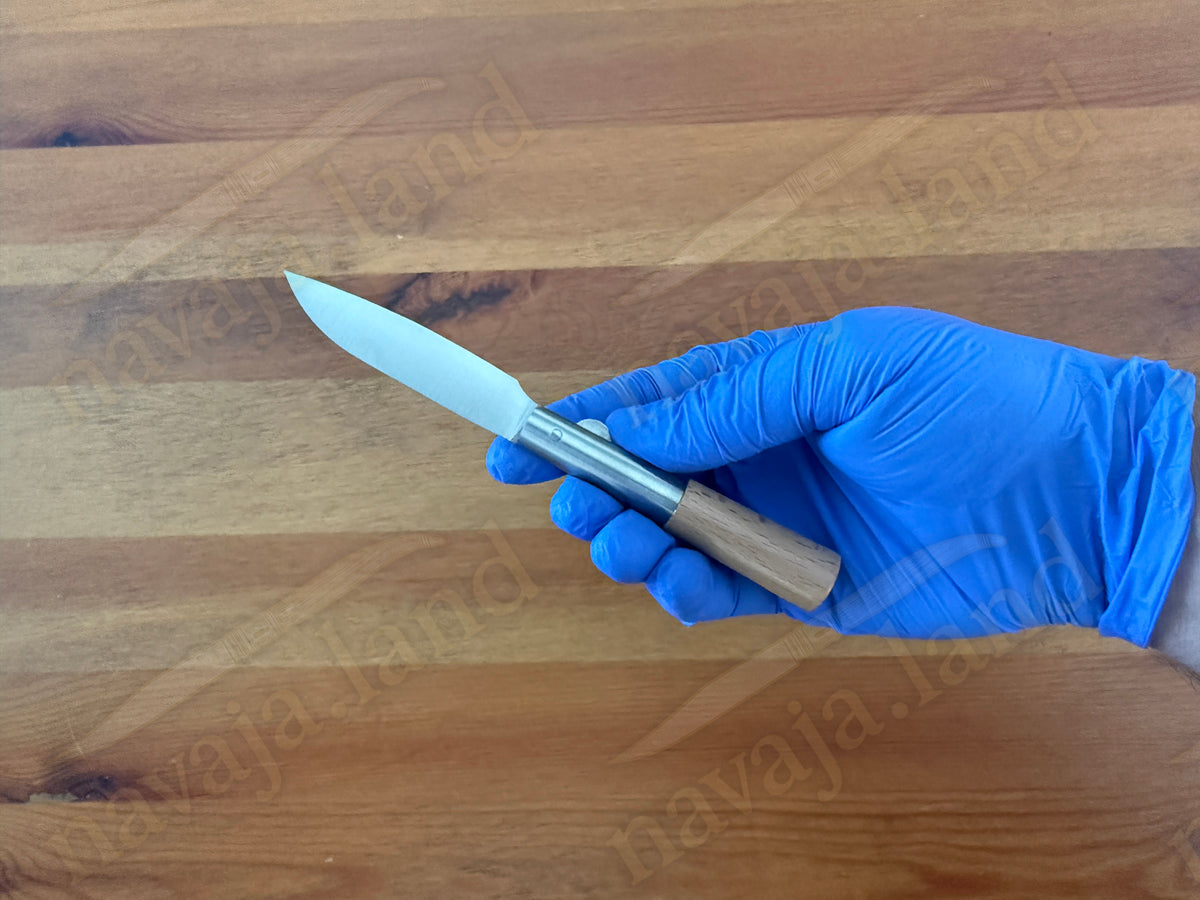 2.75” CQ Taramundi Pocket Knife Beech Wood Handle Handcrafted in Asturias Spain