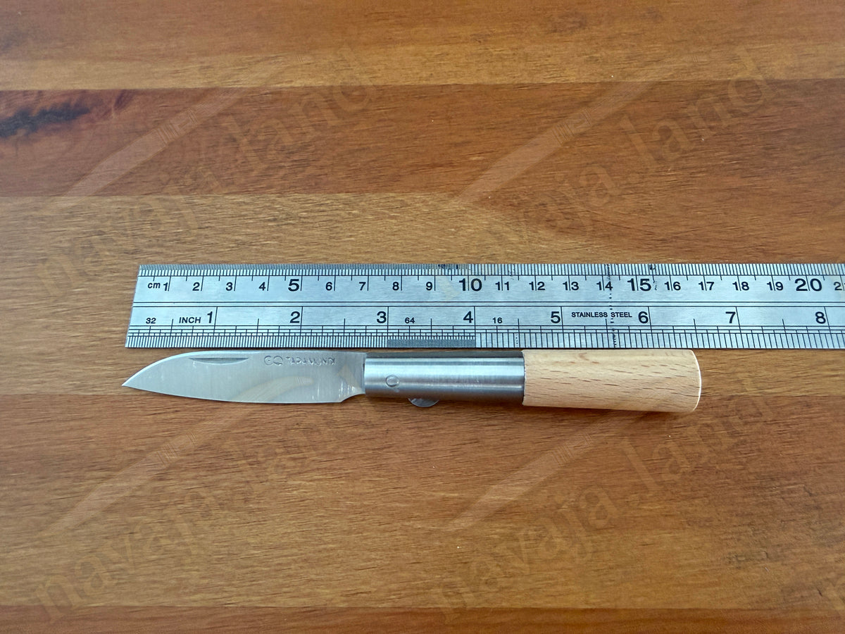 2.75” CQ Taramundi Pocket Knife Beech Wood Handle Handcrafted in Asturias Spain