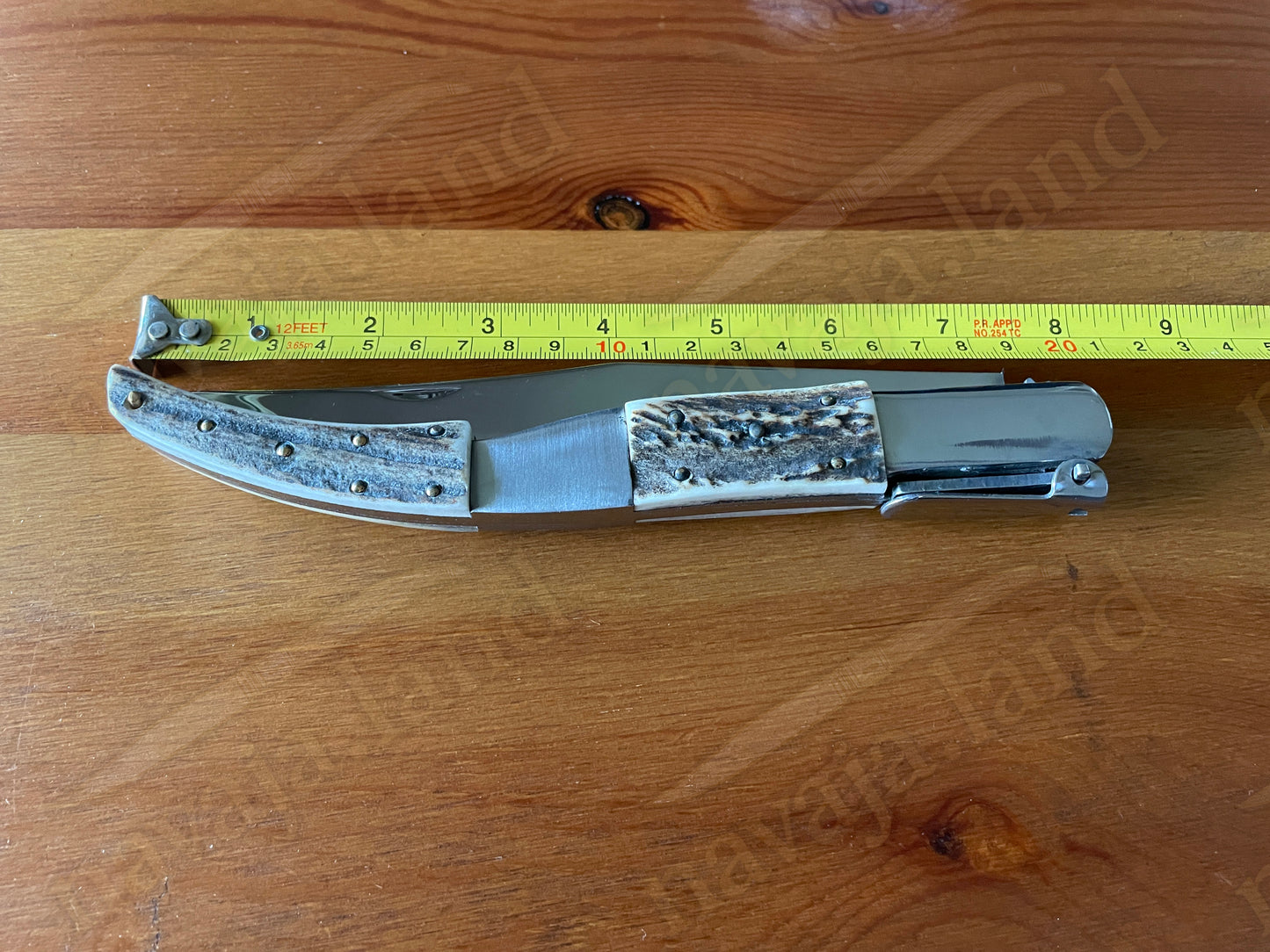 🦌 6.5" Arabian Style Classic Spanish Navaja Knife – Deer Antler | Ratchet Lock