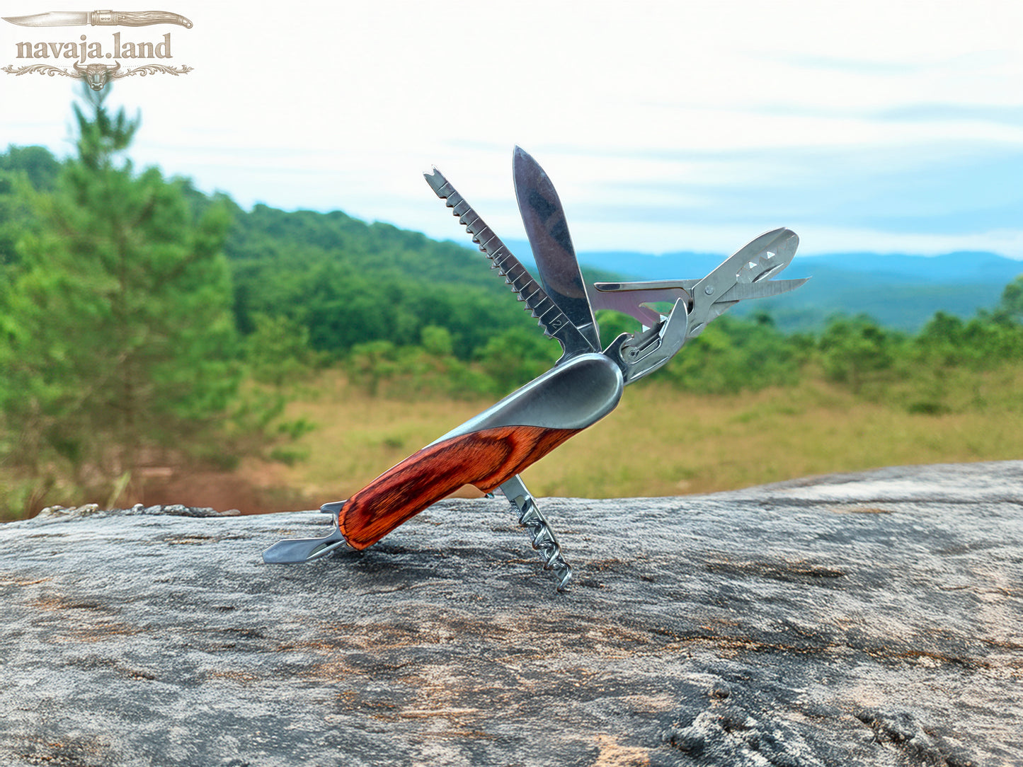 Multitool 14 Uses Pocket Knife With Nylon Sheath Good Quality Multiuse - Spain