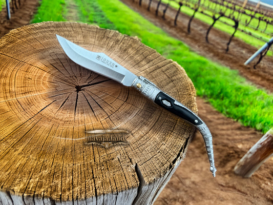 3.3” Albacete Navaja Joker Sevillana Knife Zamak Handle Handmade Slipjoint Spain