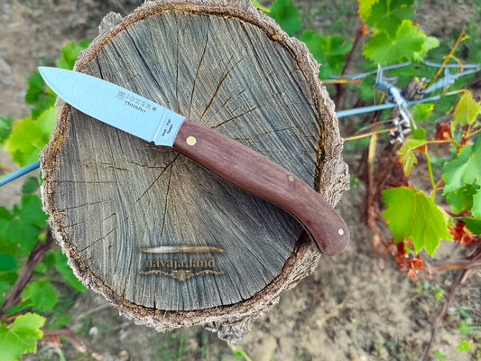 3.14” Joker Antaño Camping Folding Knife (Bubinga Wood Handle) Handmade in Spain