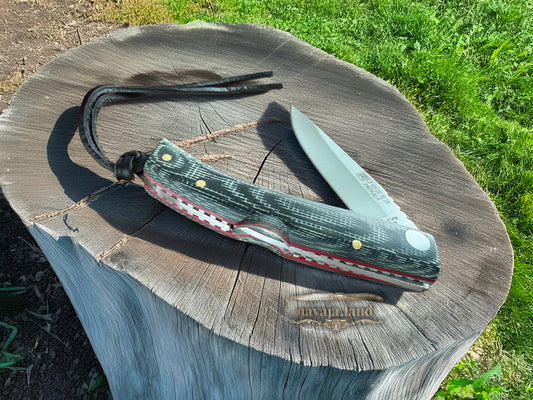 Joker Ibérica Folding Knife Green Micarta Handle 3” MOVA 1.4116 Stainless Steel