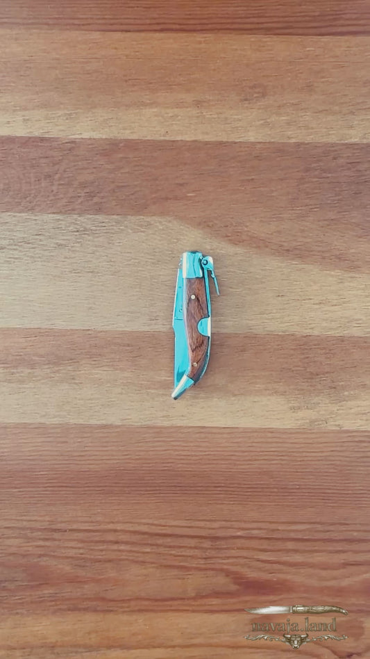 2.55” Spanish Navaja Teja Albacete Pocket Knife Red Stamina Scales with Ratchet