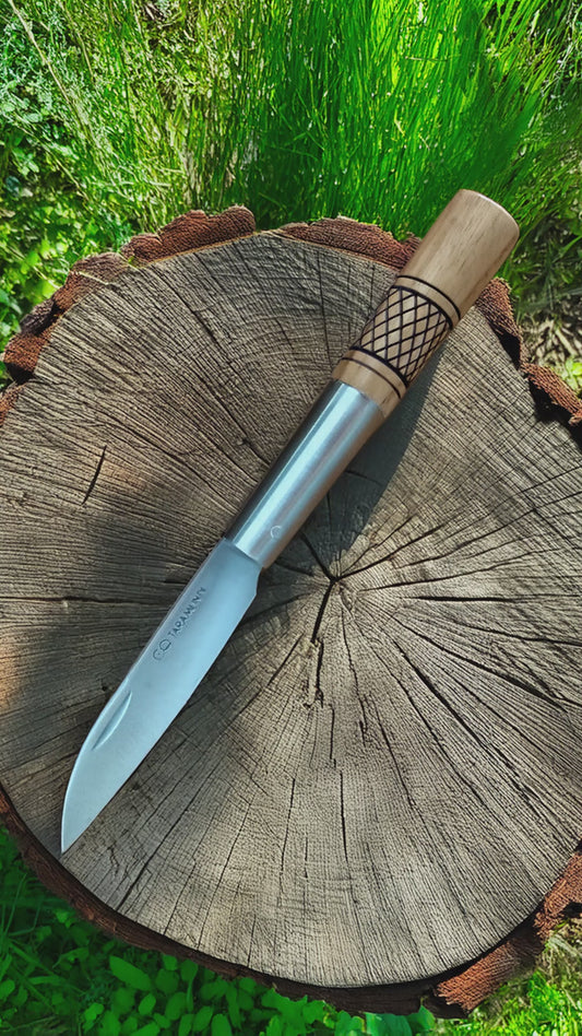 3.15" CQ Taramundi Pocket Knife Chestnut Wood Handle Liner Lock Made in Spain