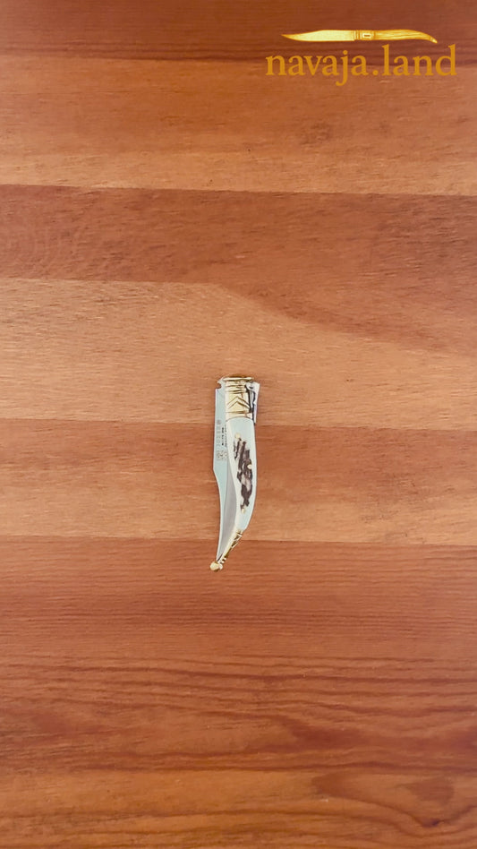 3” Navaja Joker Sevillana Knife Stag Horn Handle High Quality Handmade in Spain