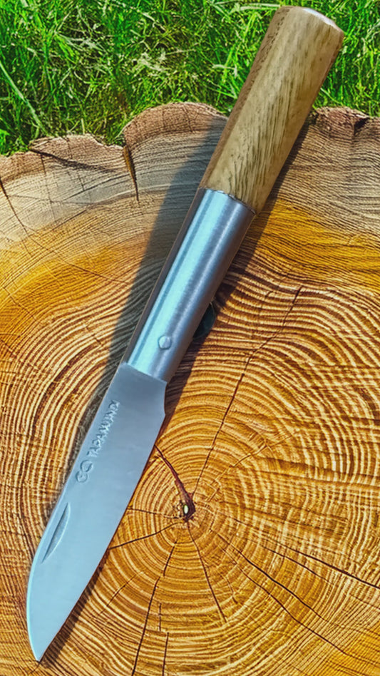 2.75" CQ Taramundi Pocket Knife Chestnut Wood Handle Liner Lock Made in Spain