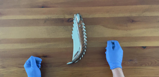 8.5" Giant Navaja Espino with Ratchet Imported from Spain - USA Seller